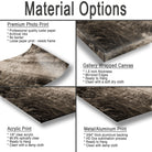 The image is a collage of four different types of photo prints, each with its own unique characteristics and uses.
