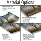 The image is a collage of four different types of photo prints, each with its own unique characteristics and uses.